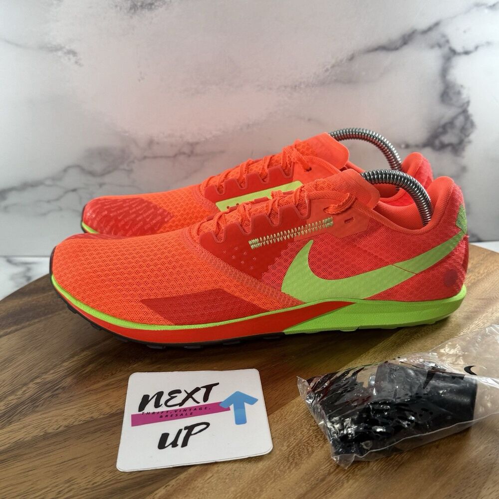 Men’s size 10-Nike Zoom Rival XC 6 Neon Orange Volt Track Spikes DX7999-800